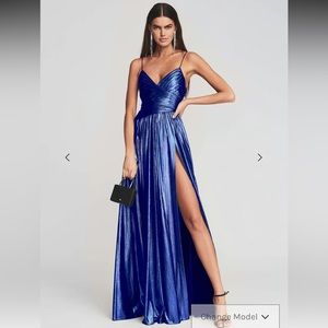 Retrofete Doss Dress Size M in cobalt